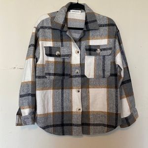 Goodnight Macaroon Plaid Shacket
